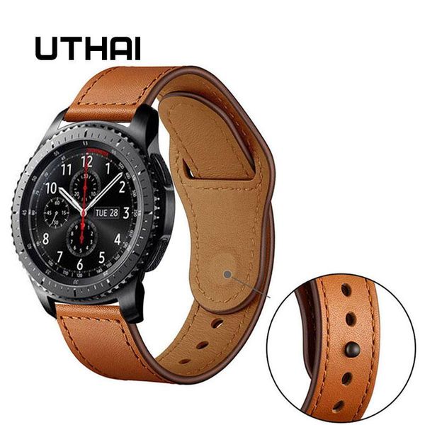 watch bands uthai genuine leather watchbands,20mm 22mm quick release strap,for samsung galaxy active 2 gear s2 3 accessories z36, Black;brown
watch bands uthai genuine leather watchbands,20mm 22mm quick release strap,for samsung galaxy active 2 gear s2 3 accessories z36, Black;brown