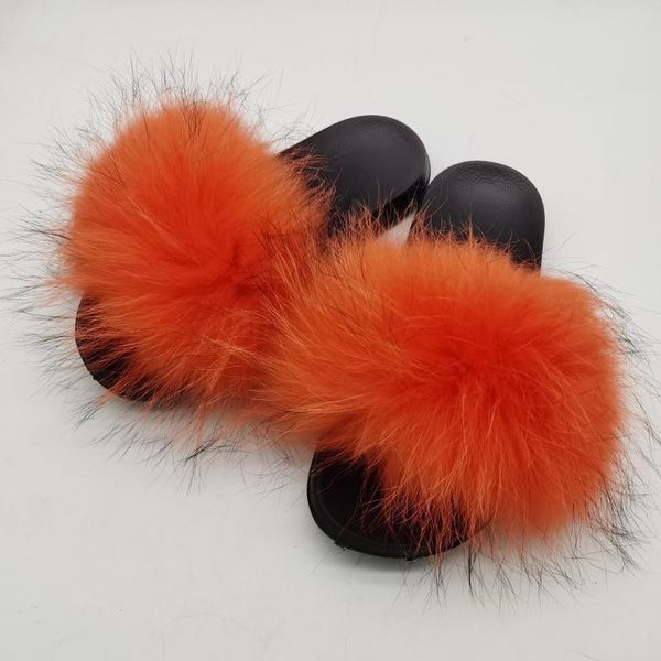 slippers women winter warm plush fluffy raccoon fur slides lovely real flip flops home drop, Black
slippers women winter warm plush fluffy raccoon fur slides lovely real flip flops home drop, Black