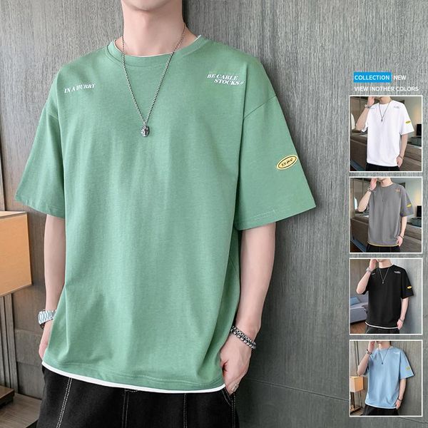 men's t-shirts lism summer t shirt 2021 fashion solid mens oversized hip hop short sleeve casual cotton streetwear tees, White;black
men's t-shirts lism summer t shirt 2021 fashion solid mens oversized hip hop short sleeve casual cotton streetwear tees, White;black