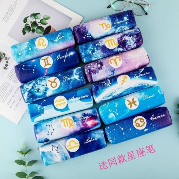 pencil bags twelve constellation starry sky case male and female pupils cute stationery bag storage korean
pencil bags twelve constellation starry sky case male and female pupils cute stationery bag storage korean