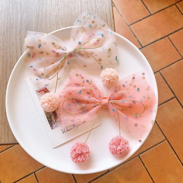 hair accessories 2021 girls color polka dot net yarn bow hairpin baby cute ball pendant clip for children fashion, Slivery;white
hair accessories 2021 girls color polka dot net yarn bow hairpin baby cute ball pendant clip for children fashion, Slivery;white