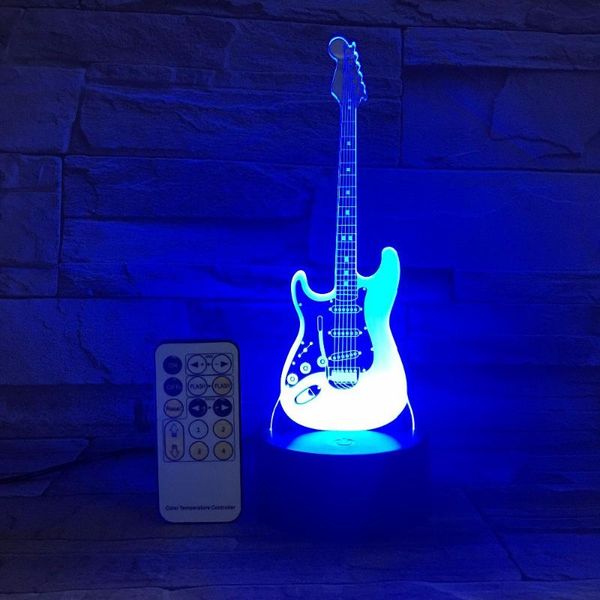 night lights guitar shape colorful 3d light with remote control bedroom bedside lamp creative home holiday decoration
night lights guitar shape colorful 3d light with remote control bedroom bedside lamp creative home holiday decoration