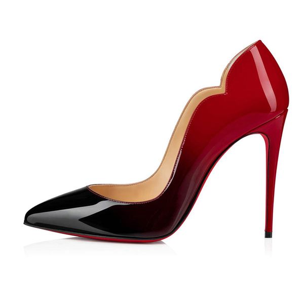 women's red bottom pumps sandals senior iriza chick 100 mm luxury high heels classic evening dress reds gradient ladies patent leather, Black
women's red bottom pumps sandals senior iriza chick 100 mm luxury high heels classic evening dress reds gradient ladies patent leather, Black