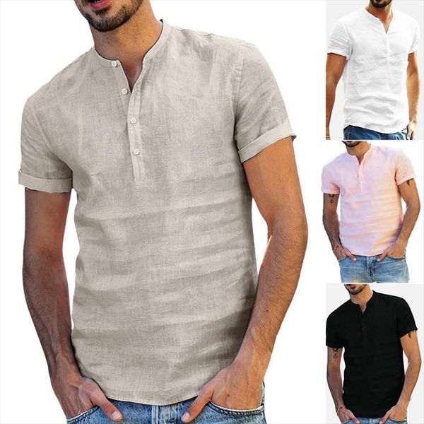 linen blouses and shirts men polo breathable dry summer casual homme slim fit solid color branded clothing pullover, White;black
linen blouses and shirts men polo breathable dry summer casual homme slim fit solid color branded clothing pullover, White;black