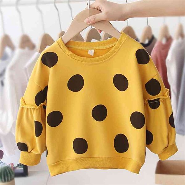 girl sweatshirt autumn and winter toddler dot cotton long sleeve sweater 210528, Black
girl sweatshirt autumn and winter toddler dot cotton long sleeve sweater 210528, Black