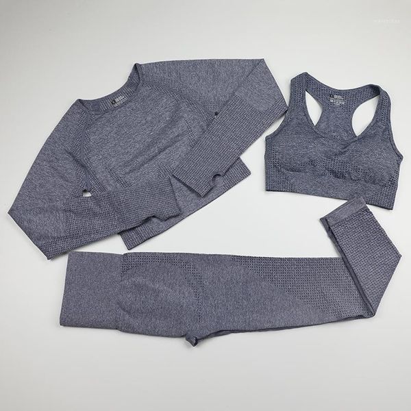 yoga outfit women's sports fitness suit 3 piece set seamless breathable jogging sportswear
yoga outfit women's sports fitness suit 3 piece set seamless breathable jogging sportswear