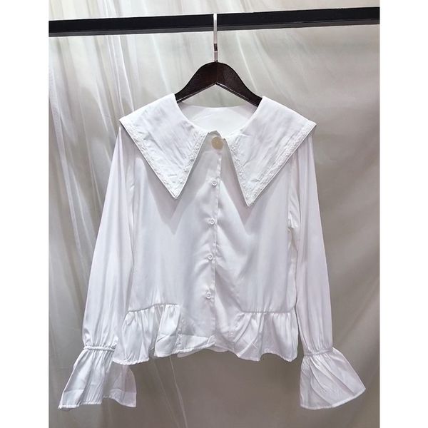 women's blouses & shirts arrival spring preppy style women long sleeve white blouse sailor collar loose casual female blusas
women's blouses & shirts arrival spring preppy style women long sleeve white blouse sailor collar loose casual female blusas