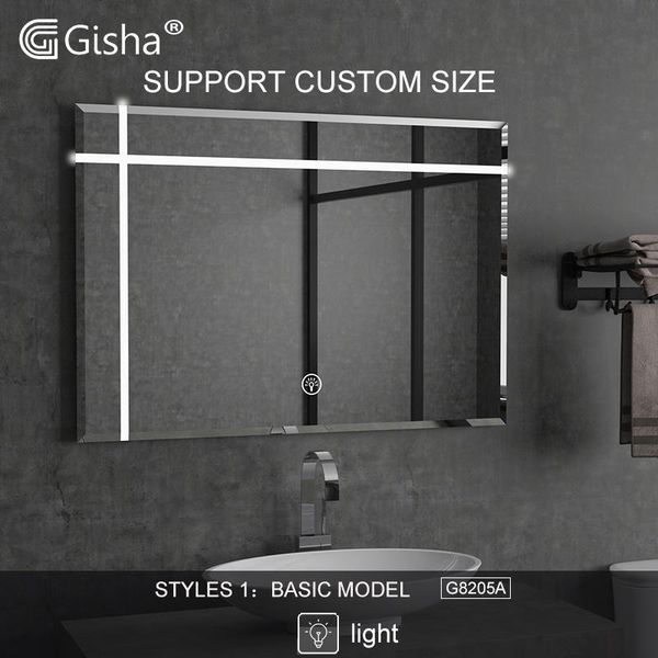 mirrors gisha custom size illuminated smart mirror led bluetooth bathroom backlit defogger makeup 2g8205
mirrors gisha custom size illuminated smart mirror led bluetooth bathroom backlit defogger makeup 2g8205