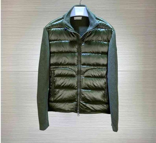 2022 new wool knitted down et white duck men's light splicing slim fashion coat autumn/winter, Black
2022 new wool knitted down et white duck men's light splicing slim fashion coat autumn/winter, Black