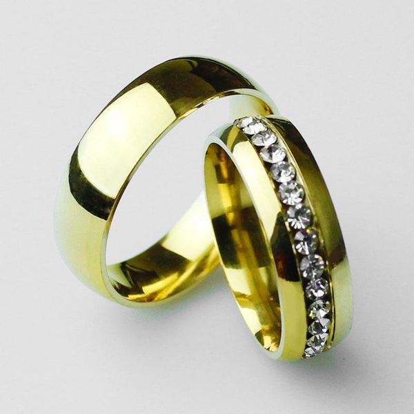 wedding rings classic couple ring, valentine's day gift, zircon ring gold - titanium steel colored jewelry, Slivery;golden
wedding rings classic couple ring, valentine's day gift, zircon ring gold - titanium steel colored jewelry, Slivery;golden