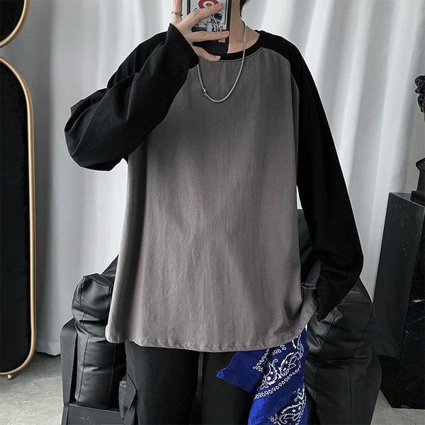 men's t-shirts spring autumn hit color spliced o neck long sleeve men tshirts trend fashion loose casual harajuku clothes punk plus siz, White;black
men's t-shirts spring autumn hit color spliced o neck long sleeve men tshirts trend fashion loose casual harajuku clothes punk plus siz, White;black