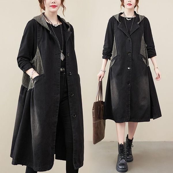 women's vests large size waistcoat denim jacket women spring and autumn 2021 long outer vest hooded plaid sleeveless windbreaker coat m, Black;white
women's vests large size waistcoat denim jacket women spring and autumn 2021 long outer vest hooded plaid sleeveless windbreaker coat m, Black;white