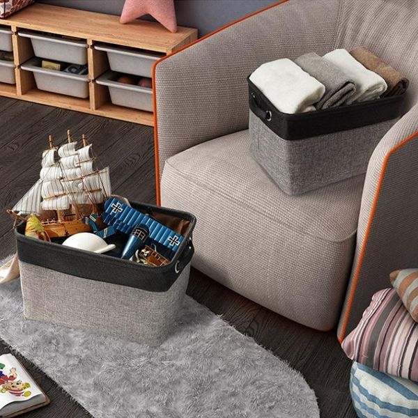 folding cotton linen kids toys books clothes organizer home large capacity laundry basket with handle deskorganizing baskets storage
folding cotton linen kids toys books clothes organizer home large capacity laundry basket with handle deskorganizing baskets storage