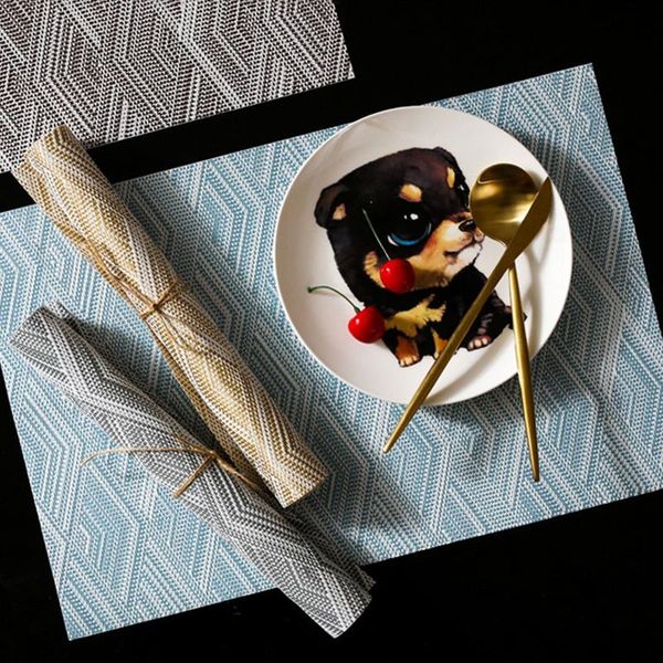 table runner 4pcs/set rectangle mats waterproof unfading pad for dining pvc placemat decoration kitchen accessories
table runner 4pcs/set rectangle mats waterproof unfading pad for dining pvc placemat decoration kitchen accessories