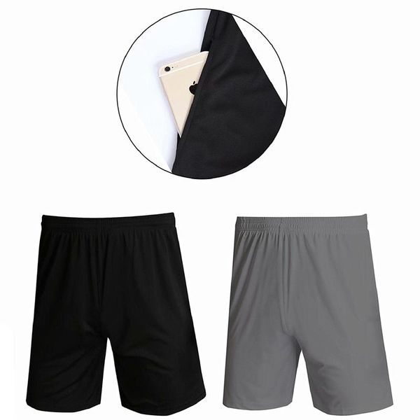 double pockets sport shorts quick drying men's running soccer training trousers gym jogging short pants for men, Black;blue
double pockets sport shorts quick drying men's running soccer training trousers gym jogging short pants for men, Black;blue