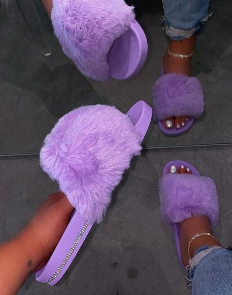 slippers dihope fur women shoes 2021 ladies outdoor slides furry beach flip flops fluffy size43, Black
slippers dihope fur women shoes 2021 ladies outdoor slides furry beach flip flops fluffy size43, Black