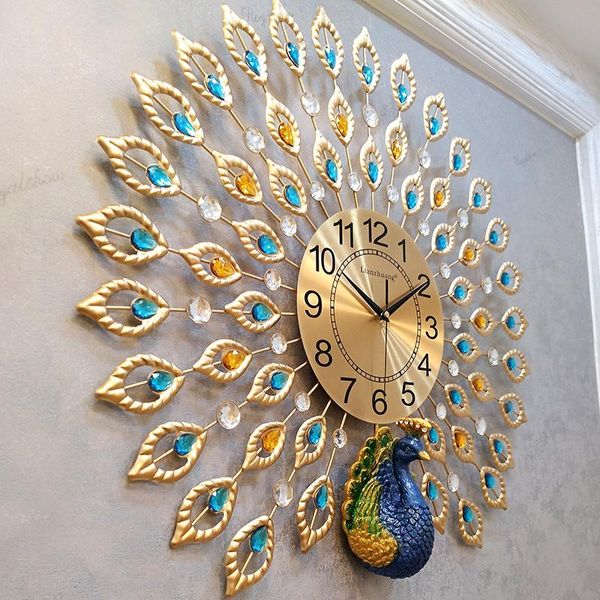 chinese creative simple modern home clock 3d peacock wall living room mute fashion decorative quartz clocks
chinese creative simple modern home clock 3d peacock wall living room mute fashion decorative quartz clocks