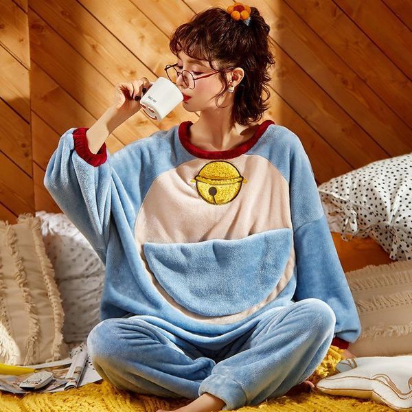 winter pajamas set flannel women sleepwear cartoon doraemon pyjamas 2 piece leisure nbsp wear anime loose pijama mujer, Black;red
winter pajamas set flannel women sleepwear cartoon doraemon pyjamas 2 piece leisure nbsp wear anime loose pijama mujer, Black;red