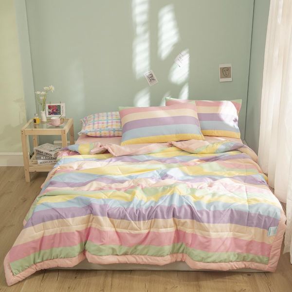 blankets colorful plaid style summer quilt skin-friendly breathable air-conditioning sofa bed throw blanket birthday gift
blankets colorful plaid style summer quilt skin-friendly breathable air-conditioning sofa bed throw blanket birthday gift