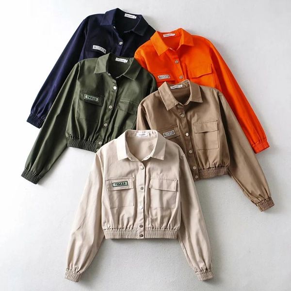 women's jackets women autumn jacket,fashion casual label turn-down neck long sleeve single-breasted short coat with pockets for girls,5, Black;brown
women's jackets women autumn jacket,fashion casual label turn-down neck long sleeve single-breasted short coat with pockets for girls,5, Black;brown
