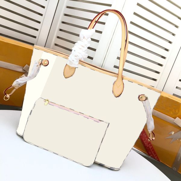 2021 new chessboard nf ladys single shoulder bag shopping size: 40*33*20 v-118