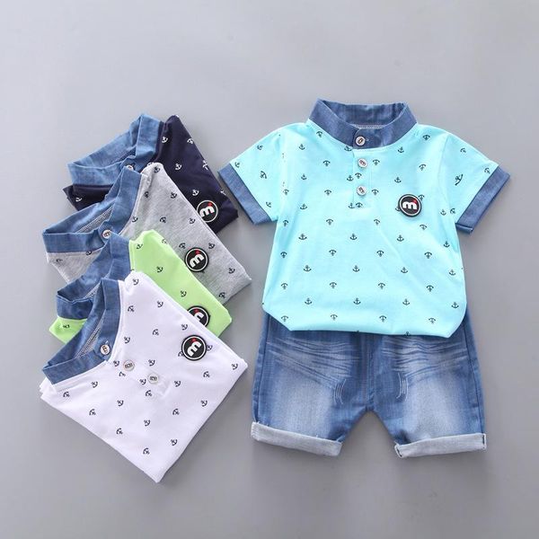 clothing sets summer 0-4years infant baby boys girls clothes crown pattern print t-shirt + denim shorts kids casual outfits, White
clothing sets summer 0-4years infant baby boys girls clothes crown pattern print t-shirt + denim shorts kids casual outfits, White