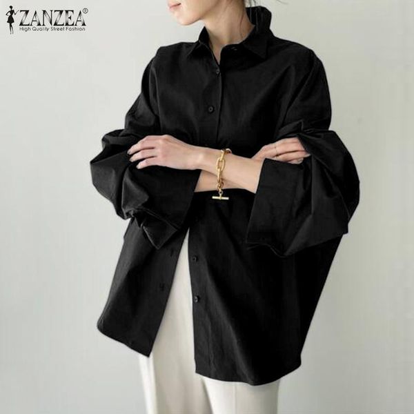 women's blouses & shirts asymmetrical blouse 2022 stylish solid casual long sleeve blusas female button tunic oversized chemise 5xl, White
women's blouses & shirts asymmetrical blouse 2022 stylish solid casual long sleeve blusas female button tunic oversized chemise 5xl, White