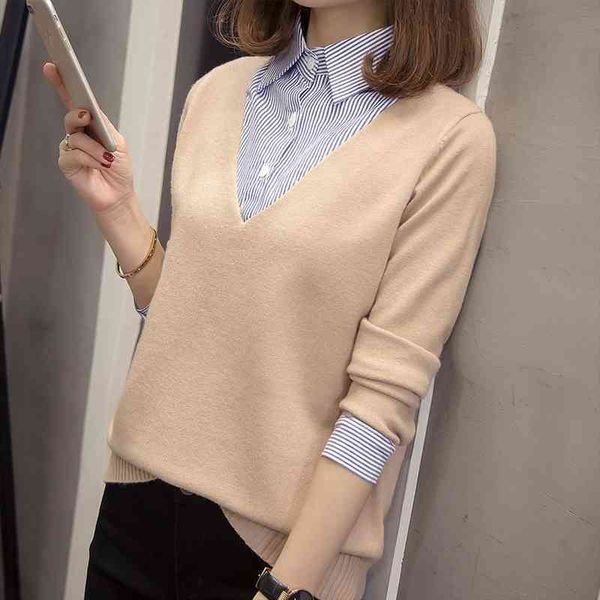 stripe patchwork pullovers sweaters women autumn winter trendy korean style ladies jumpers oversized knitted, White;black
stripe patchwork pullovers sweaters women autumn winter trendy korean style ladies jumpers oversized knitted, White;black
