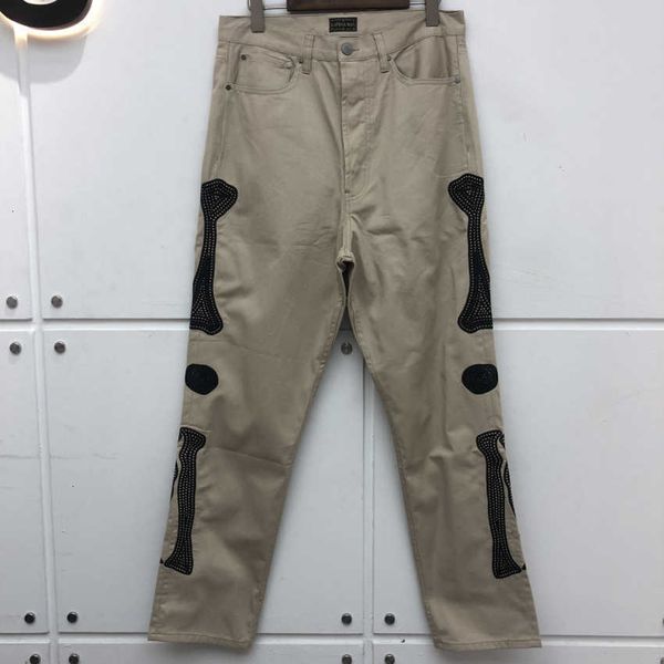 men's pants embroidery bones overalls men women oversize kapital cargo trousers joggers sweatpants u22f, Black
men's pants embroidery bones overalls men women oversize kapital cargo trousers joggers sweatpants u22f, Black