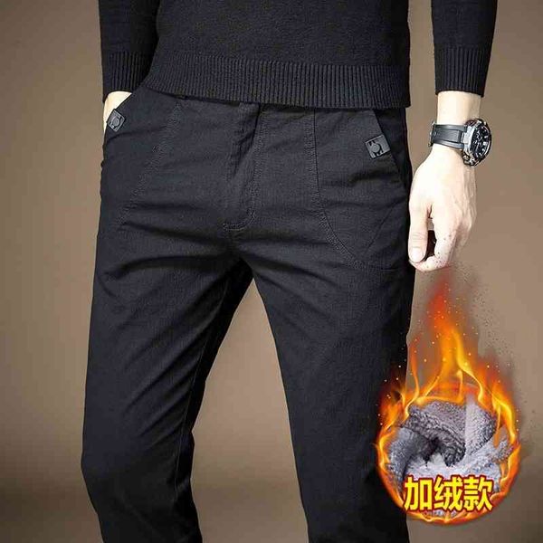 2021 autumn and winter plush thickened cotton pants men's handsome casual youth trend men, White;black
2021 autumn and winter plush thickened cotton pants men's handsome casual youth trend men, White;black