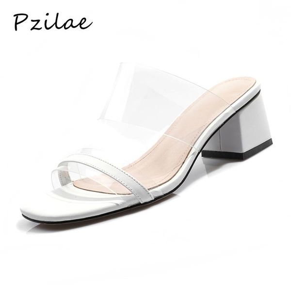 slippers pzilae fashion woman summer 2021 mules high heels shoes outside pvc crystal 34, Black
slippers pzilae fashion woman summer 2021 mules high heels shoes outside pvc crystal 34, Black