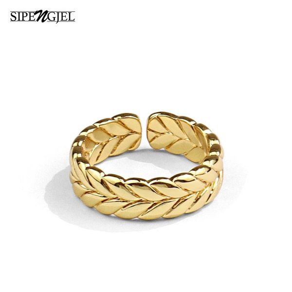 fashion gold silver color wheat ears shape ring korean style adjustable open for women ins jewelry wedding rings, Slivery;golden
fashion gold silver color wheat ears shape ring korean style adjustable open for women ins jewelry wedding rings, Slivery;golden