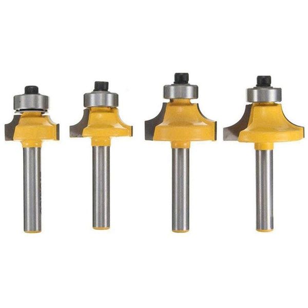 professional drill bits 4pcs 1/4 inch shank round over router corner rounding edge-forming edging tool set, 5/16 3/16 1/8 r
professional drill bits 4pcs 1/4 inch shank round over router corner rounding edge-forming edging tool set, 5/16 3/16 1/8 r