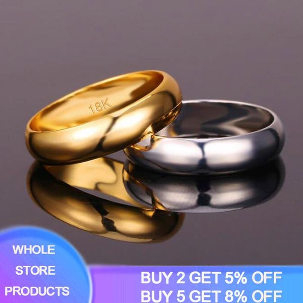 cluster rings 4mm wholesale simple ring fashion rose gold men's and women's exclusive couple wedding with 18k logo r034, Golden;silver
cluster rings 4mm wholesale simple ring fashion rose gold men's and women's exclusive couple wedding with 18k logo r034, Golden;silver