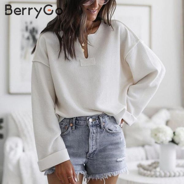 berrygo casual loose t-shirts women long sleeve patchwork female cotton shirts autumn oversize ladies 210513, White
berrygo casual loose t-shirts women long sleeve patchwork female cotton shirts autumn oversize ladies 210513, White