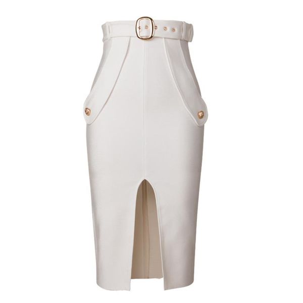 fashion spring front slit with women skirts belt office bandage package hip pencil jupe femme wrap clothes, Black
fashion spring front slit with women skirts belt office bandage package hip pencil jupe femme wrap clothes, Black