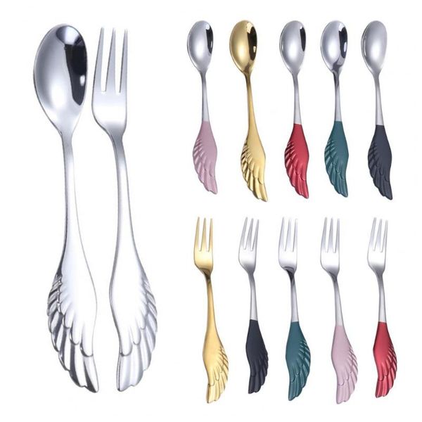 forks 2021 spoon fork creative anti-rust stainless steel wing shape dinnerware set for dessert kitchen tableware cooking accessories
forks 2021 spoon fork creative anti-rust stainless steel wing shape dinnerware set for dessert kitchen tableware cooking accessories