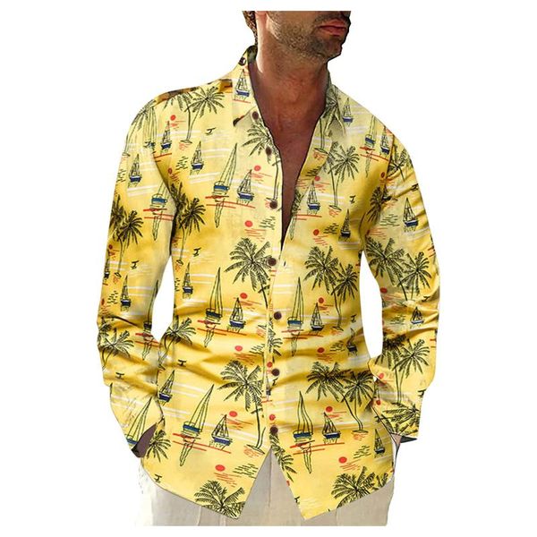 men's casual shirts men shirt clothing printed lapel loose large size long sleeved sleeve camisas para hombre, White;black
men's casual shirts men shirt clothing printed lapel loose large size long sleeved sleeve camisas para hombre, White;black