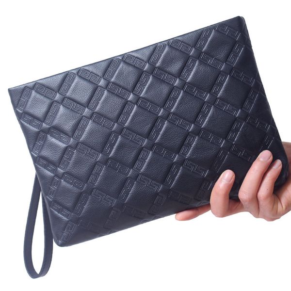 hand bag 2021 men's handbag leather business checkered large capacity grab layer cowhide letter, Red;black
hand bag 2021 men's handbag leather business checkered large capacity grab layer cowhide letter, Red;black