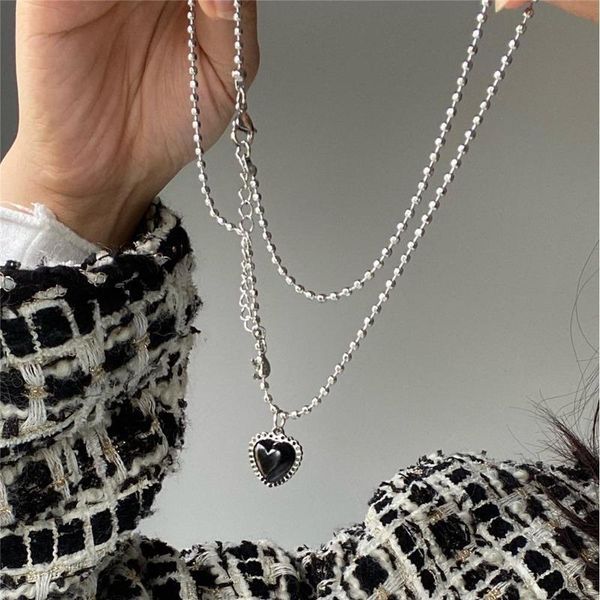 womanr necklace heart long bridal necklaces chain pendant girls jewelry silver color trendy kpop alloy collares chains
womanr necklace heart long bridal necklaces chain pendant girls jewelry silver color trendy kpop alloy collares chains