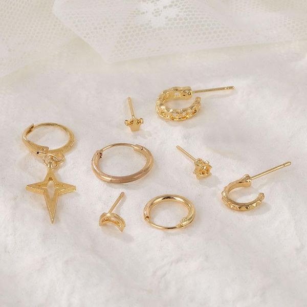 earrings for women fashion elegant stud earring set feather star crown female jewelry wholesale, Golden;silver
earrings for women fashion elegant stud earring set feather star crown female jewelry wholesale, Golden;silver