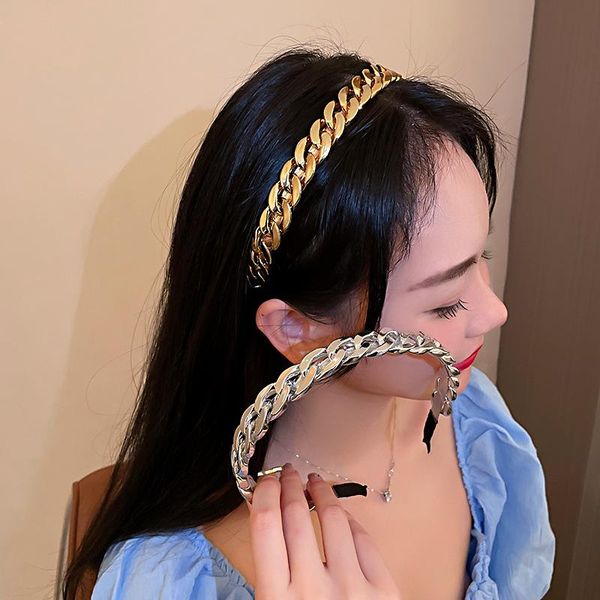 hair clips & barrettes iparam 2021 metal thick chain hairband headband women band hoop double bangs hairstyle hairpin accessories, Golden;silver
hair clips & barrettes iparam 2021 metal thick chain hairband headband women band hoop double bangs hairstyle hairpin accessories, Golden;silver