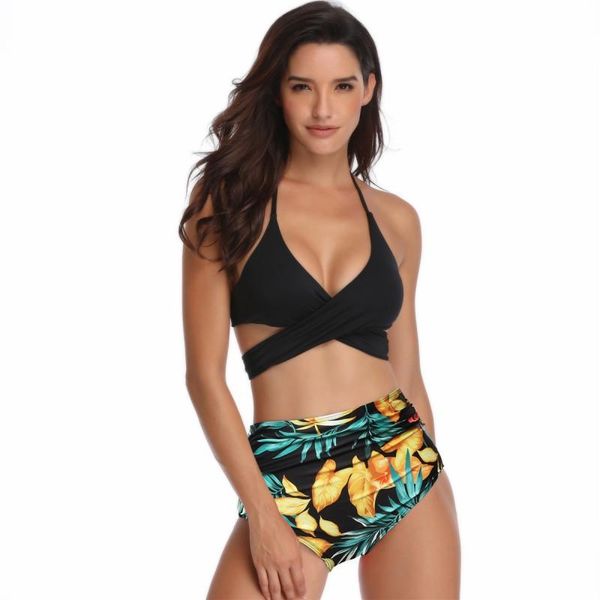 women's swimwear women swimsuit high waist bikinis bathing suit lady plus size push up bikini set print vintage beach wear, White;black
women's swimwear women swimsuit high waist bikinis bathing suit lady plus size push up bikini set print vintage beach wear, White;black