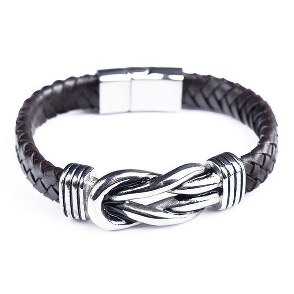 charm bracelets fashion black brown color bangles men and wome vintage leathet chain bracelet stainless steel magnet clasp, Golden;silver
charm bracelets fashion black brown color bangles men and wome vintage leathet chain bracelet stainless steel magnet clasp, Golden;silver