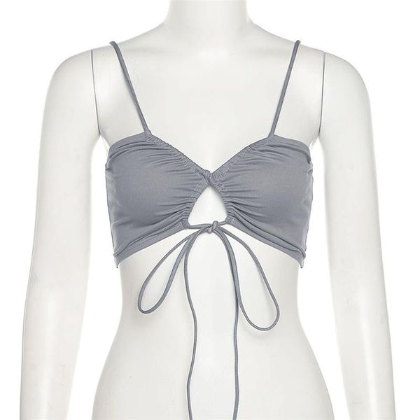 women's tanks & camis 2021 women clothes summer solid slim strertch camisole simple drawstring bandage high street clubwear female crop, White
women's tanks & camis 2021 women clothes summer solid slim strertch camisole simple drawstring bandage high street clubwear female crop, White