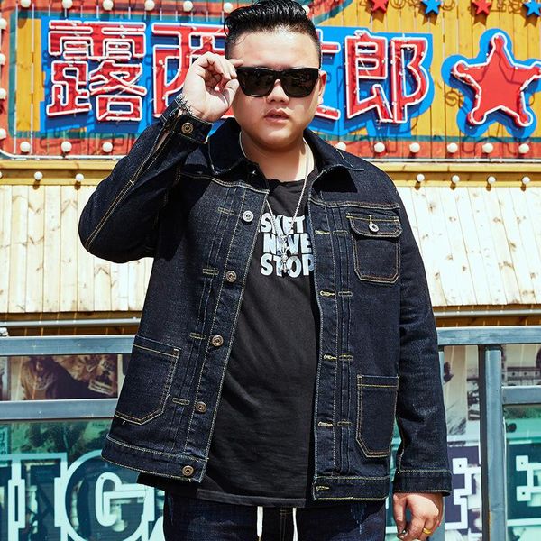 clearance code of men's denim jacket fertilizer increase fat cowboy shirt fatty elastic jean male jackets, Black;brown
clearance code of men's denim jacket fertilizer increase fat cowboy shirt fatty elastic jean male jackets, Black;brown