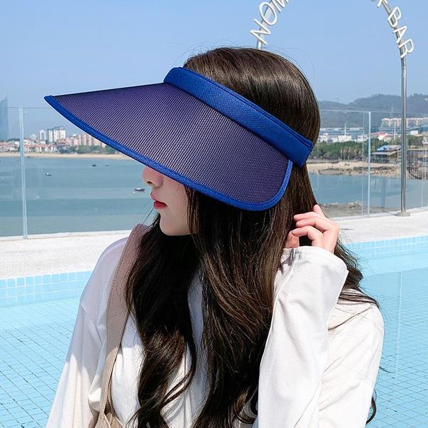 wide brim hats maxsiti u gradient color visor-visor hat women summer large anti ultraviolet beach sunshade cycling outdoor sun, Blue;gray
wide brim hats maxsiti u gradient color visor-visor hat women summer large anti ultraviolet beach sunshade cycling outdoor sun, Blue;gray