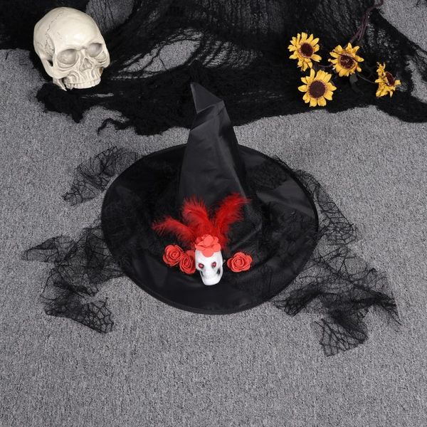 party hats red lace witch hat decoration costume stage show props for cosplay festival masquerade
party hats red lace witch hat decoration costume stage show props for cosplay festival masquerade