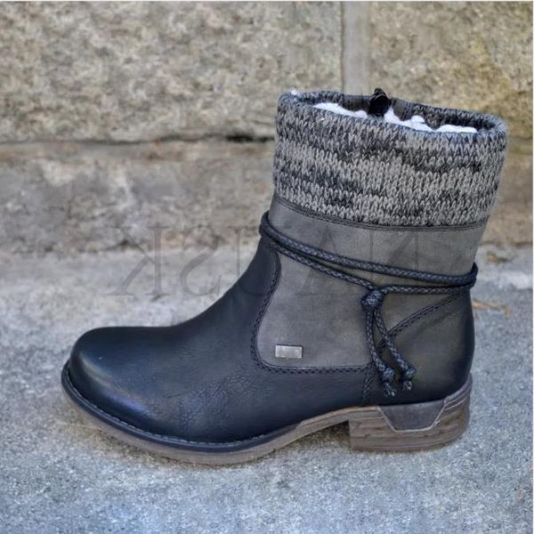 boots 2021 winter women basic ankle woman round toe zip platform boot female shoes warm lace up plush botas mujer, Black
boots 2021 winter women basic ankle woman round toe zip platform boot female shoes warm lace up plush botas mujer, Black