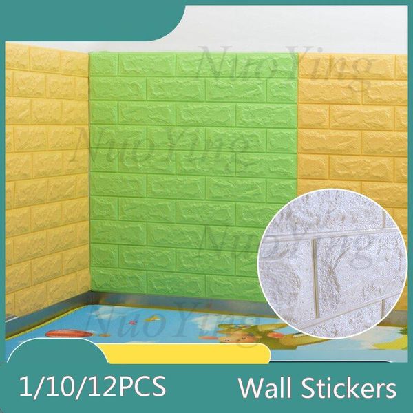 wallpapers 3d brick wall stickers wallpaper decor foam waterproof covering for kids living room diy background
wallpapers 3d brick wall stickers wallpaper decor foam waterproof covering for kids living room diy background